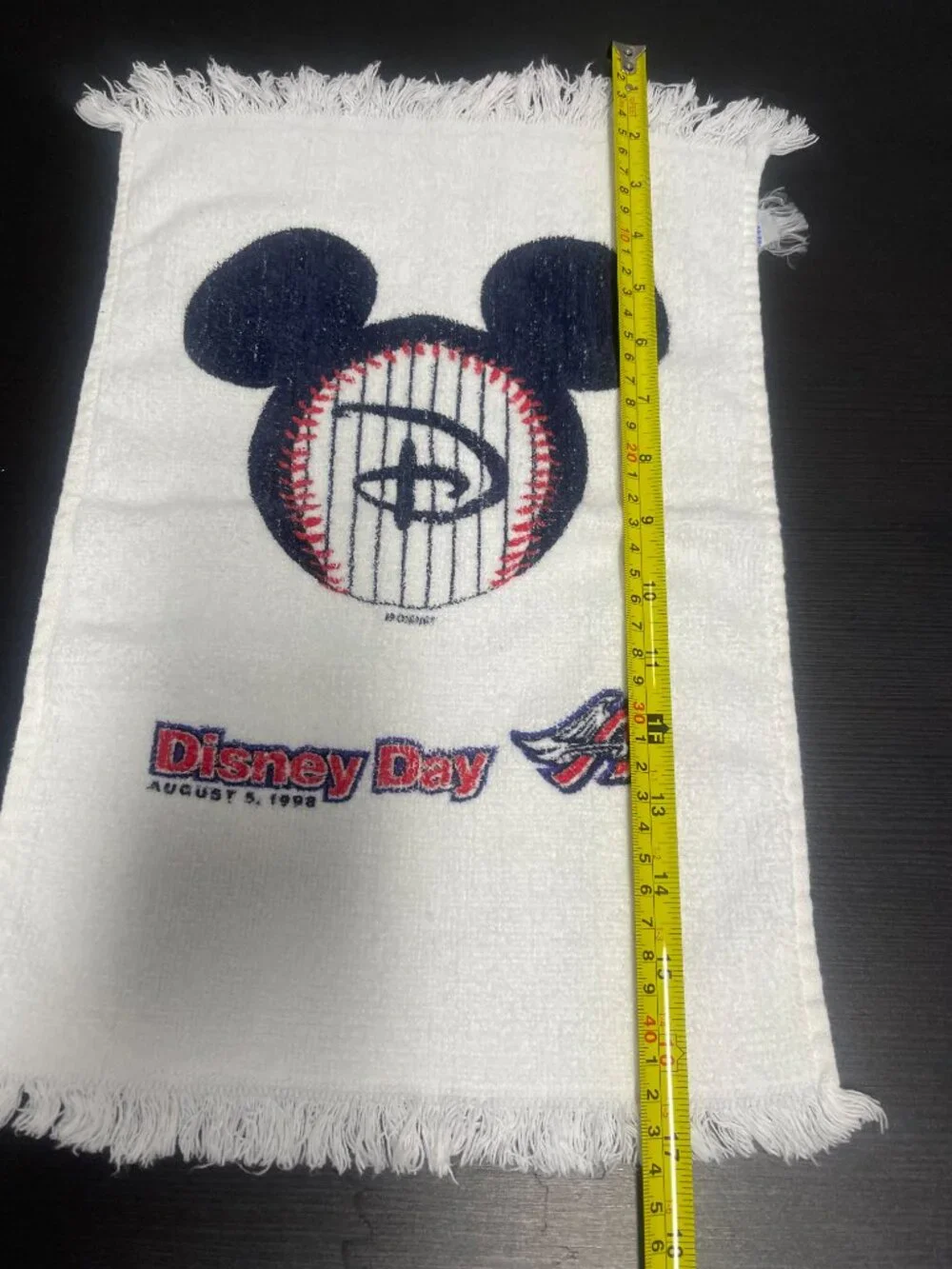 Vintage Disney Day Anaheim Angels Mickey Baseball Rally Towel 1998
